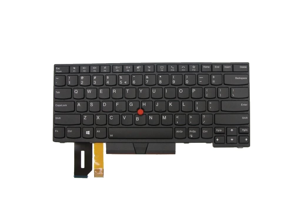 Klawiatura laptopa Lenovo qwerty us, zwarta