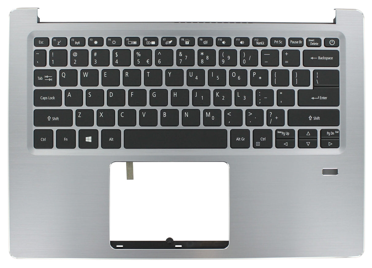 Tastiera per laptop Acer Qwerty US + Copertura superiore Silver