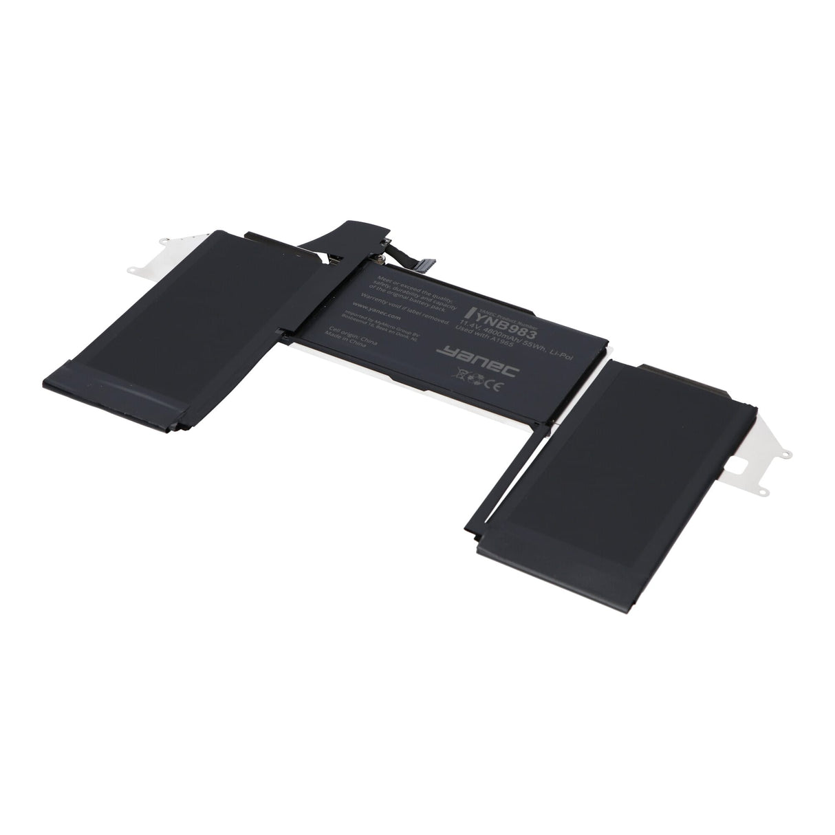 Yanec MacBook Accu 4800 mAh