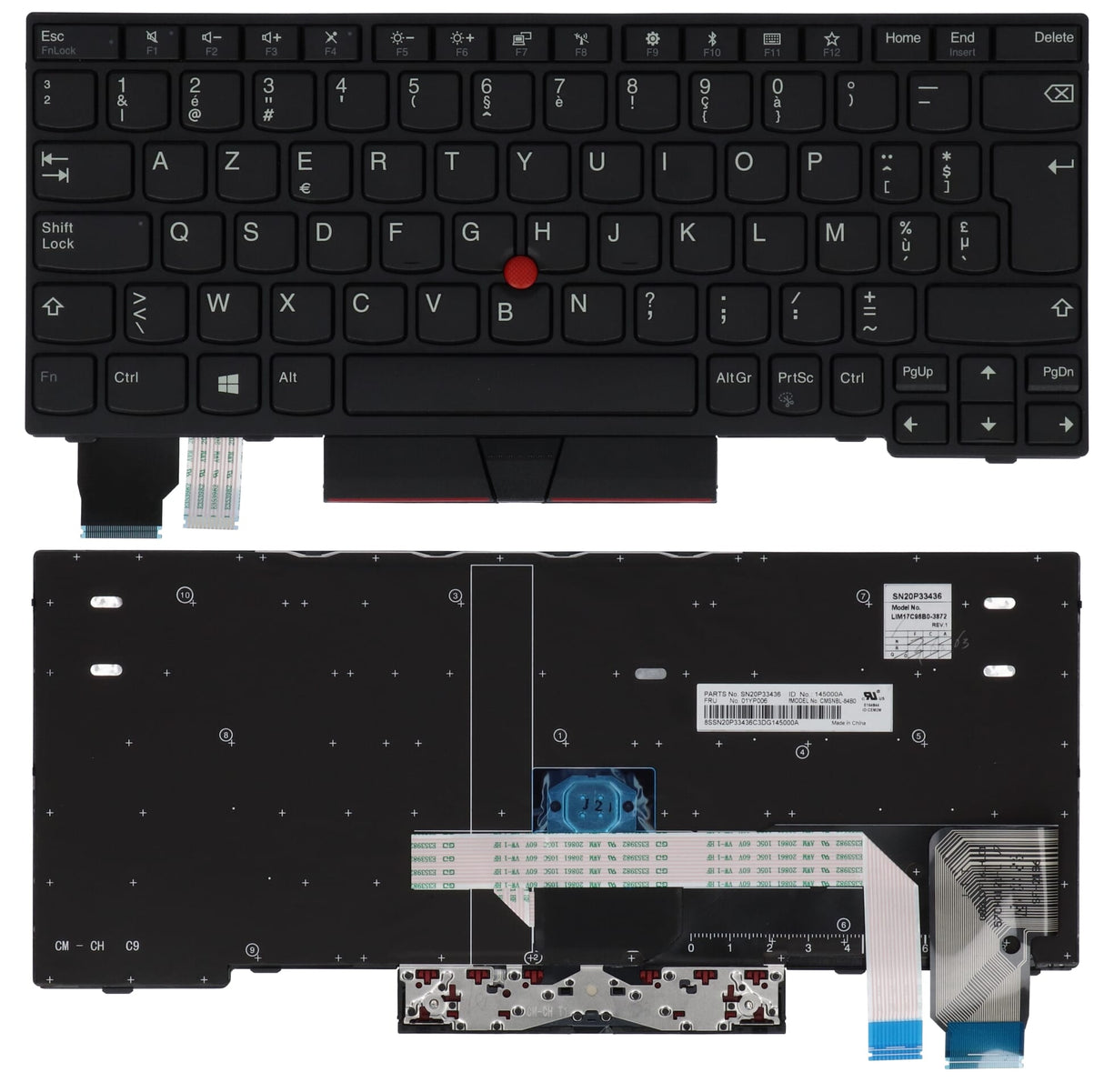 Lenovo Laptop Keyboard Azererty sinn