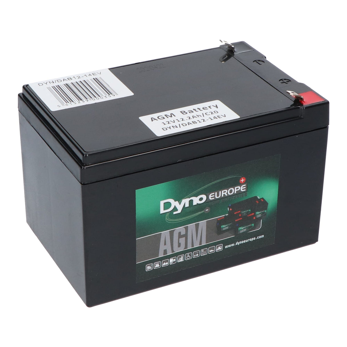 Dyno Europe Dyno AGM Batterie 12V 16,4AH (zyklische Verwendung)