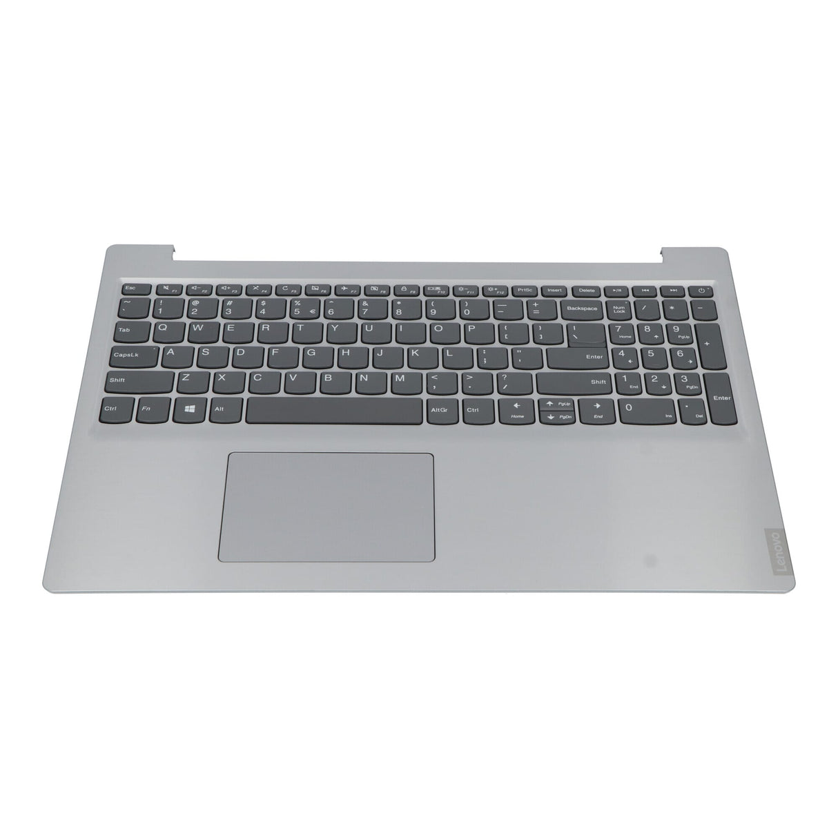 Lenovo Laptop tastatur Qwerty US + Top Cover Silver