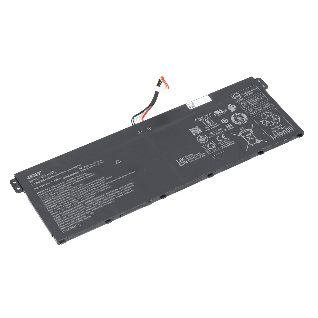 Acer bærbar batteri 3550 mAh