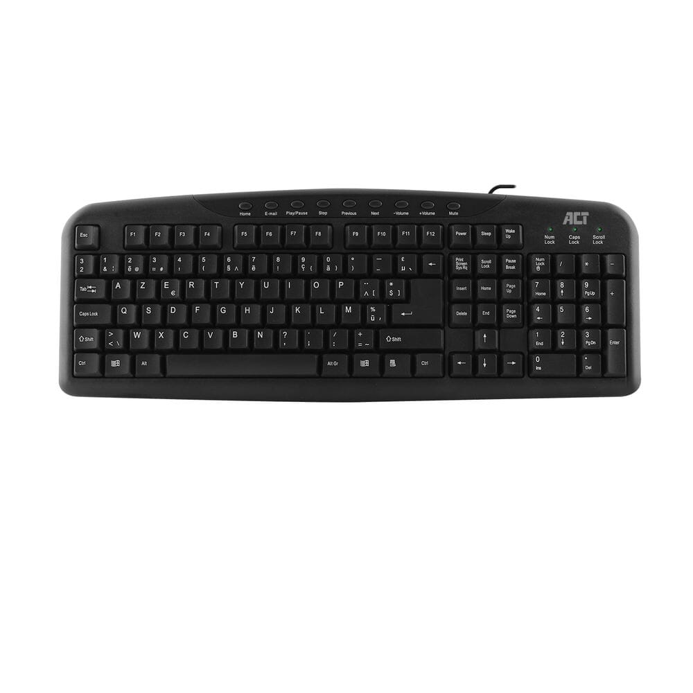 Klawiatura ACT USB, Azerty, Black