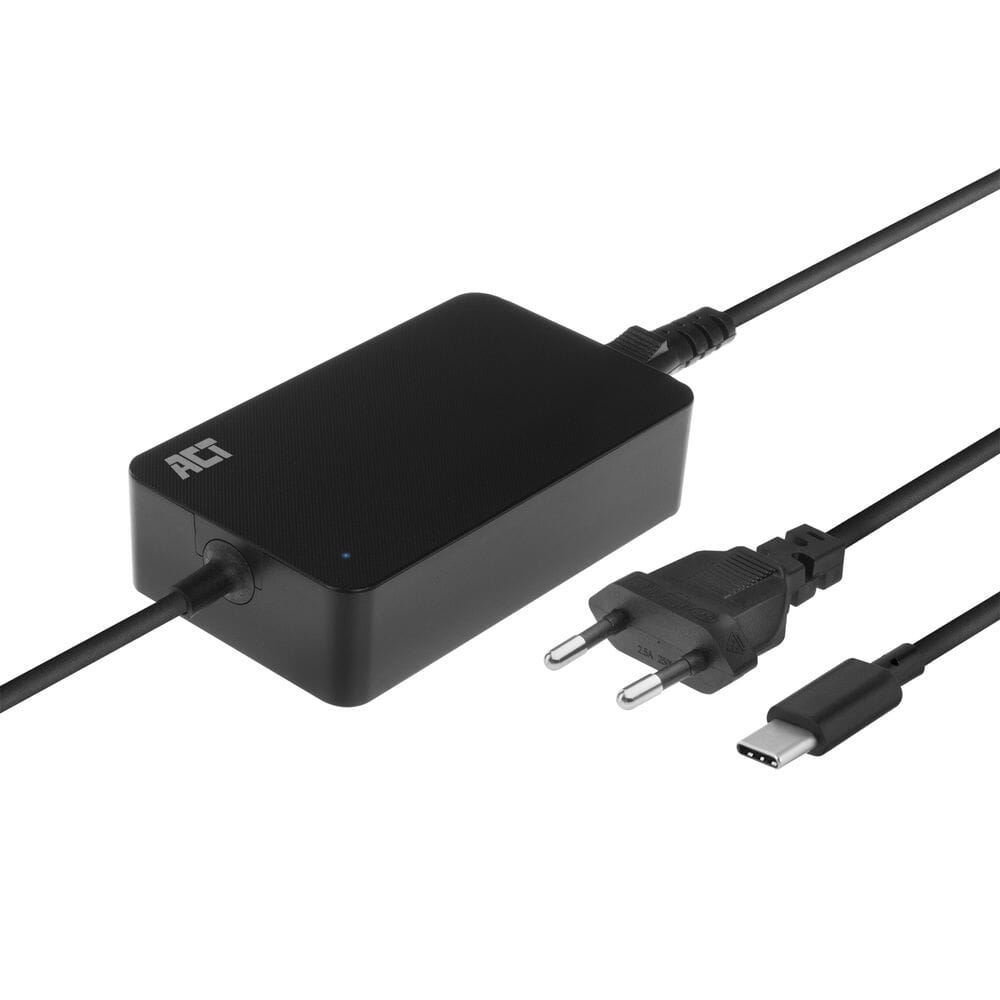 Gráfico de lapto USB-C ACT con perfiles de entrega 65W