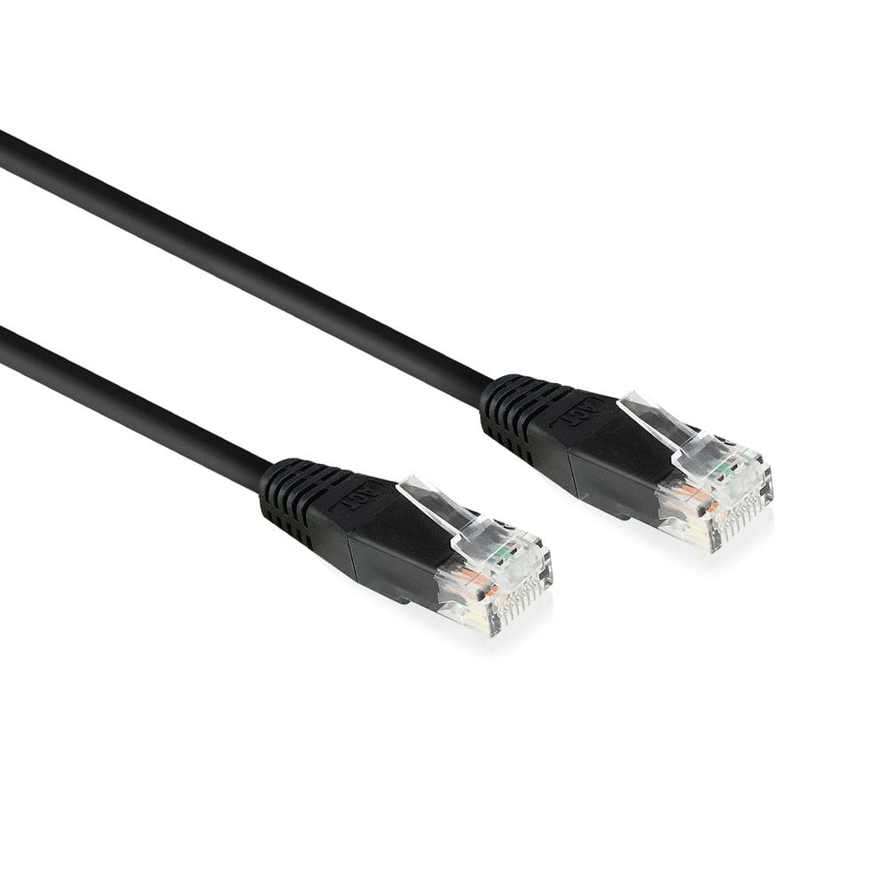 Actuar con negro 2.0 metros U UTP CATCH CABLE CABLE CON RJ45 BOLSA DE CARRILLA