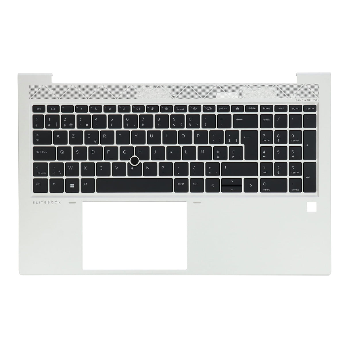 HP LAPTOP Tastatur Azererty Be + Top Cover, Bl Silver