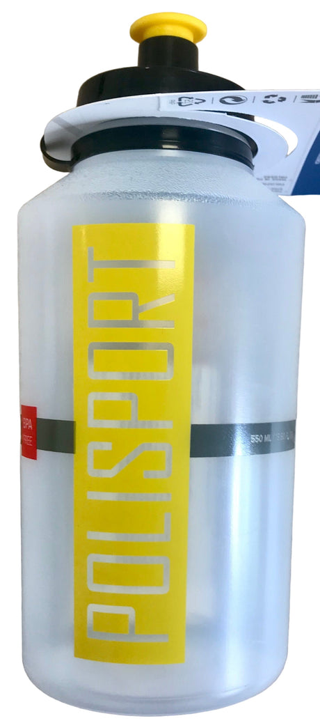 Polisport plasticos s.a. polisport bidon 550 ml. transparant geel