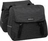 Joli dubbele fietstas MIK adapter - waterafstotend polyester - 37L - 1.7kg - Nomi Black - sportieve fietstas