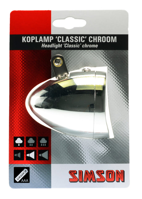 Simson koplamp classic chroom