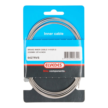 Rem binnenkabel Elvedes 2250mm RVS ø1,5mm T-nippel (op kaart)