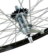Roland achterwiel 28 24-635 aluminium zwart ryde v38 falcon remnaaf