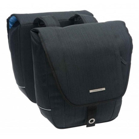 Avero Double Fietstas - Waterafstotend Polyester - 25L - Zwart