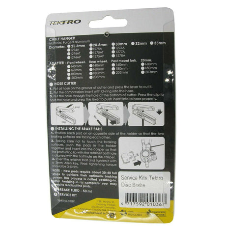 Tektro hydro vul ontluchtings-set