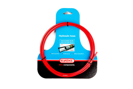 Hydraulische leiding Elvedes met PTFE voering en kevlar protectie - rood (3 meter op kaart)