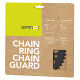 Messingschlager samox e-bike kettingblad nw 42t bcd 104 mm. 1 2x3 32 en 11 128 staal zwart