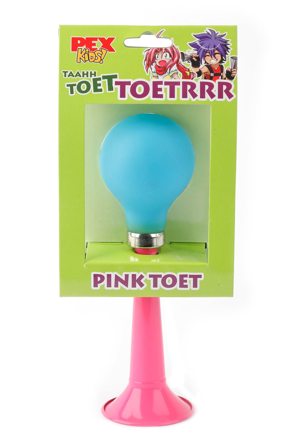 Buzaglo pexkids pink toet recht staal blauwe bol