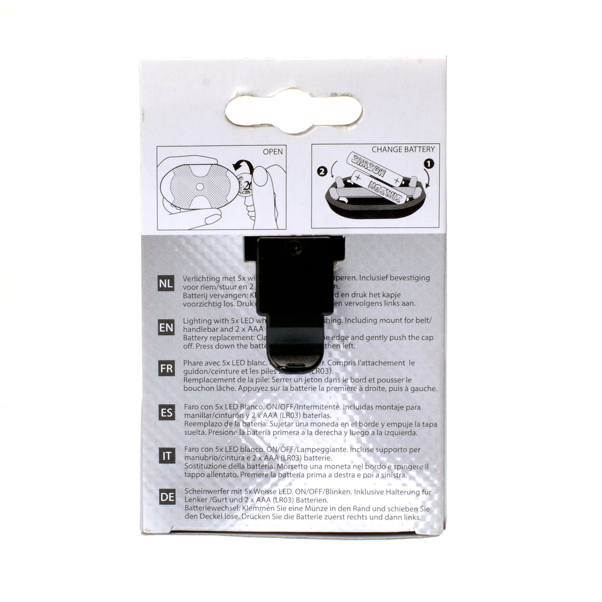 Simson led voorlicht wit