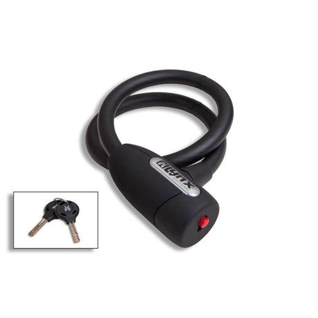 Lynx Kabelslot 60cm - gehard staal, auto-click, inclusief 2 sleutels