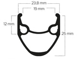 Ryde b.v. velg 28' - 14 x-plorer 28 -622 sam cnc