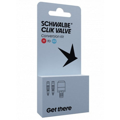 Schwalbe benelux b.v. schwalbe ventiel conversiekit clik sv-scv + pompkop adapter