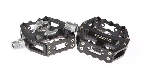 Buzaglo tecora e pedaal all mountain combi + spd zwart