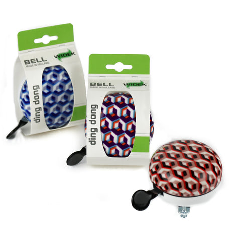 Widek b.v. widek ding dong bel art collection mosaic 80 mm. drie designs op kaart
