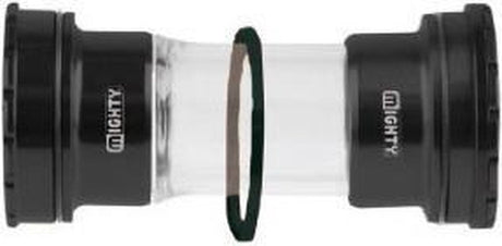 Messingschlager mighty trapas pressfit alu. zwart 85.5 mm. race 89.5 mm. mtb 92 mm.