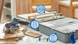 Dremel blueprint draagbaar zaagstation - inclusief 12v compactzaag - zaagstation