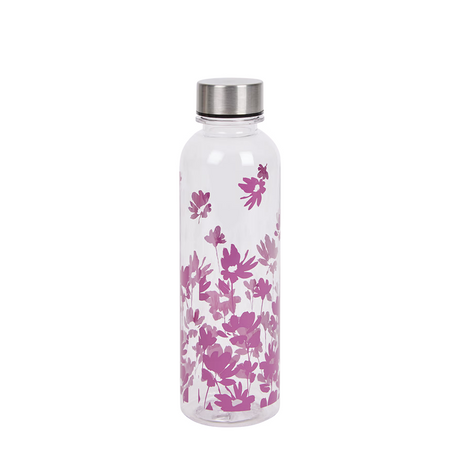 Drinkfles purple flower 500ml