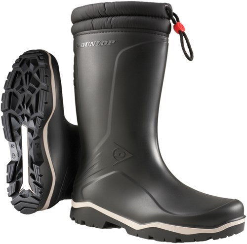 Dunlop k400061 blizzard gevoerde winterlaars pvc zwart - maat 48 - 15.032.076.48