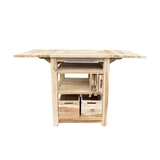 Dutch barbecuetafel teak 129,5x59,5x80cm