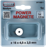 Connex magneet neodym rond 16x4x3 7.5kg - dy7100011