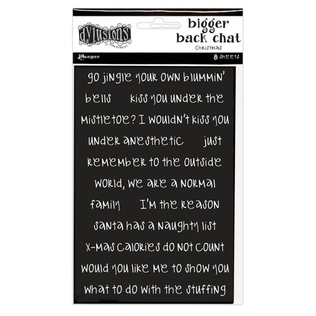 Ranger ink ranger • dylusions bigger back chat christmas 2