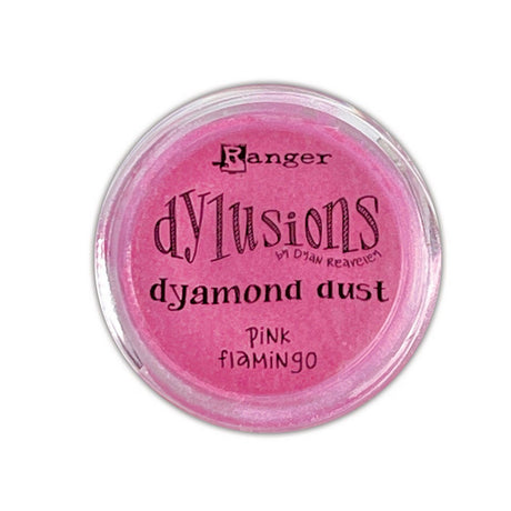 Ranger ink ranger • dylusions dyamond dust pink flamingo