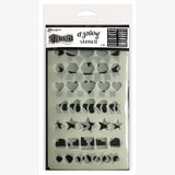 Ranger ink ranger • dylusions dyalog stencil border it again