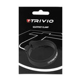 Trivio - zadelpenstopper aluminium zwart 27.2mm