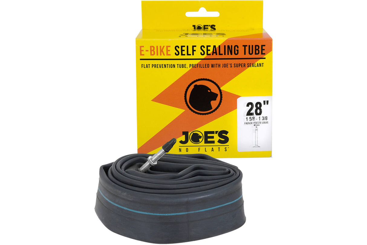 Joe's No Flats Innenrohr Selbstdichtungsrohr FV 48 mm 28x1 5 8-1 3 8 E-Bike