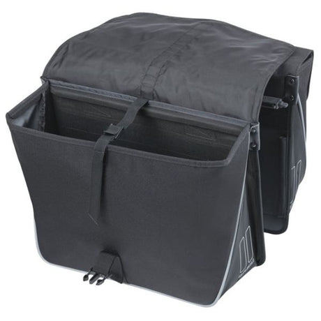 Basil tas dubbel 18329 forte mik 35l. zwart