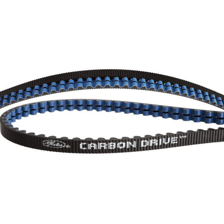 Gates aandrijfriem carbon drive 122t - zwart blauw