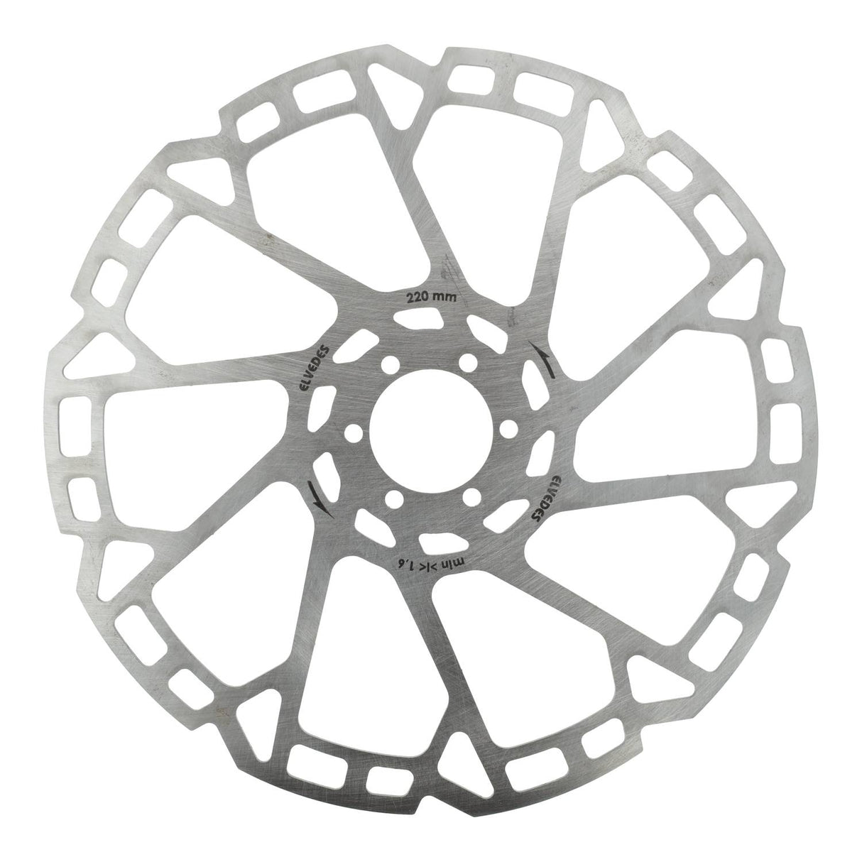 Elvedes brake disc 6-hole Ø220mm T = 1.8mm