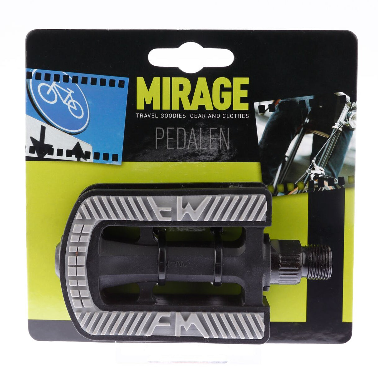 Mirage Tour pedalen kunststof antislip junior blister