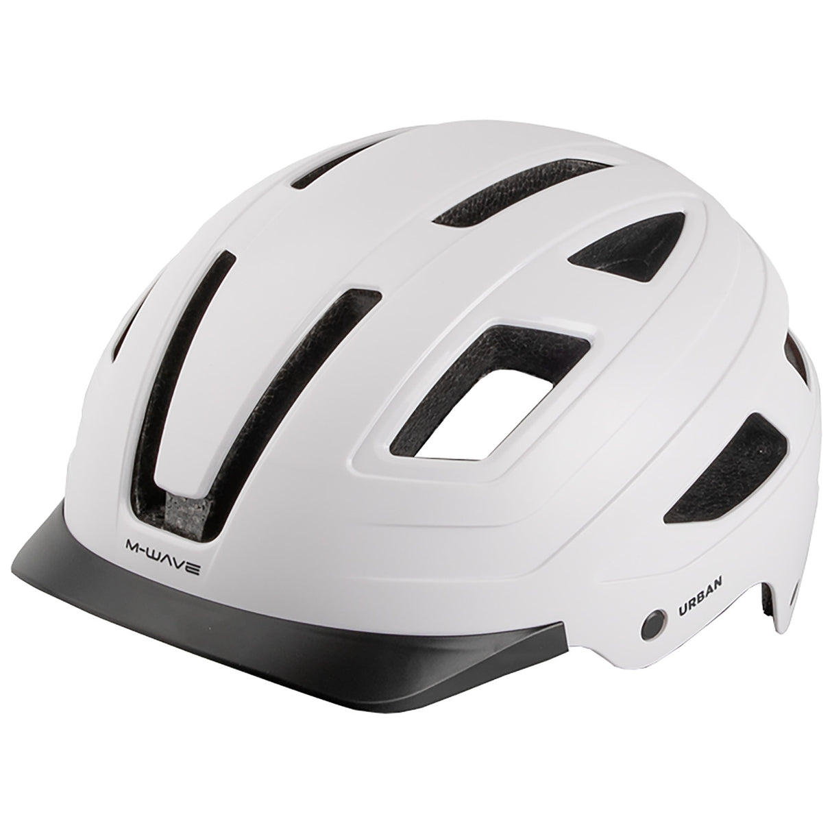 M-Wave M-Wave Urban Helmet med lysstørrelse M 55-58 cm Matt White