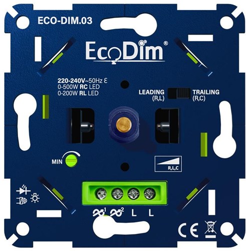 Enzo eco led dimmer 0-500w ecodim universeel - 4355405