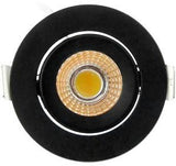 Enzo ecodim led inbouwspot 5w 2700k 62mm 60gr rond verstelbaar zwart - led4835