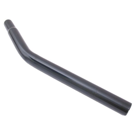Zadelpen freestyle ø25,4 mm 360 mm gebogen staal - zwart