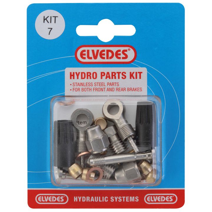 Kit de pièces hydrauliques Elvedes 7 m9 x 1,25 avec banjo