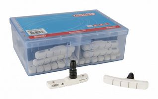 Elvedes Bloque Bloque Set V-Brake 72 mm de blanco (25 pares)