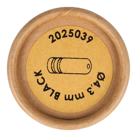 Elvedes kabelhoedjes ø4,3mm pvc - zwart