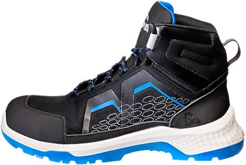 Emma safety footwear emma werkschoen crossforce fly d hoog s3 | zwart blauw | maat 42 - 8715316154133